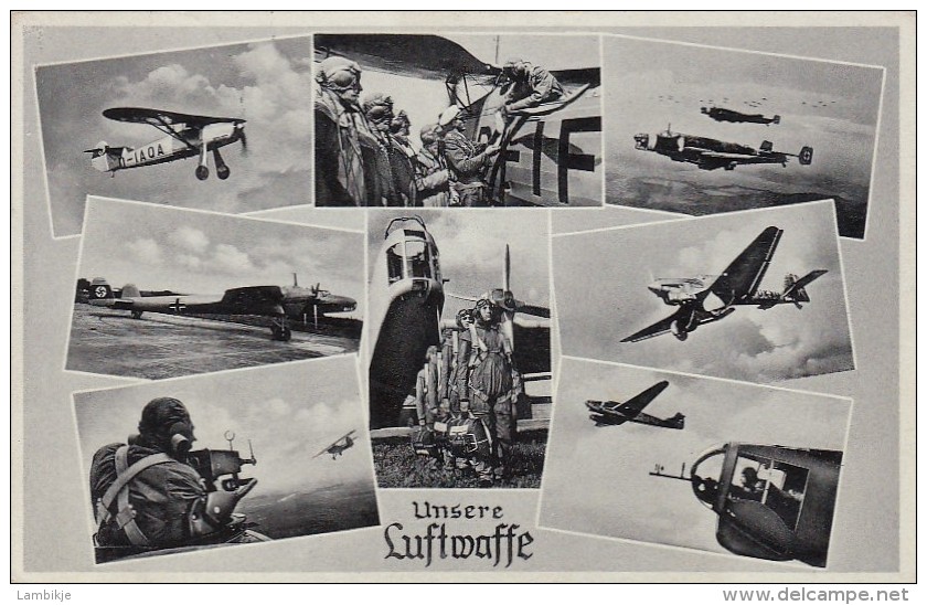 Deutsches Reich Feldpost Postkarte 1940 Unsere Luftwaffe - Sonstige & Ohne Zuordnung