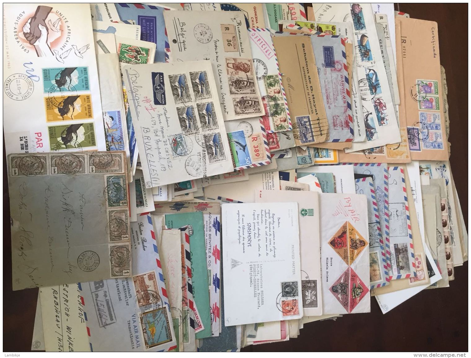 Interesting Sammlung /Collection With  500 Covers/FDC's/Postcards (Censor, R, Express) - Verzamelingen (zonder Album)