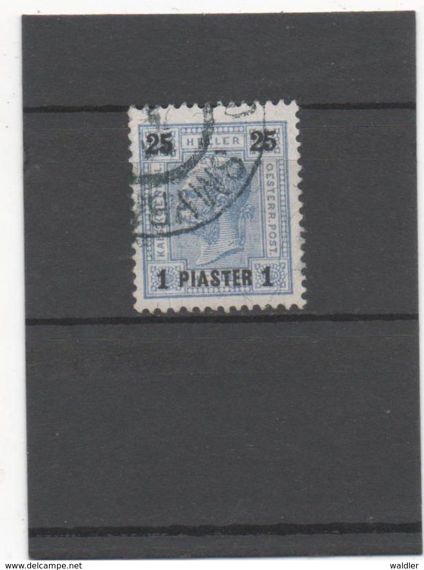 ÖSTERREICH - LEVANTE  Mi Nr. 34   MIT STEMPEL  SYMRNA - Oriente Austriaco