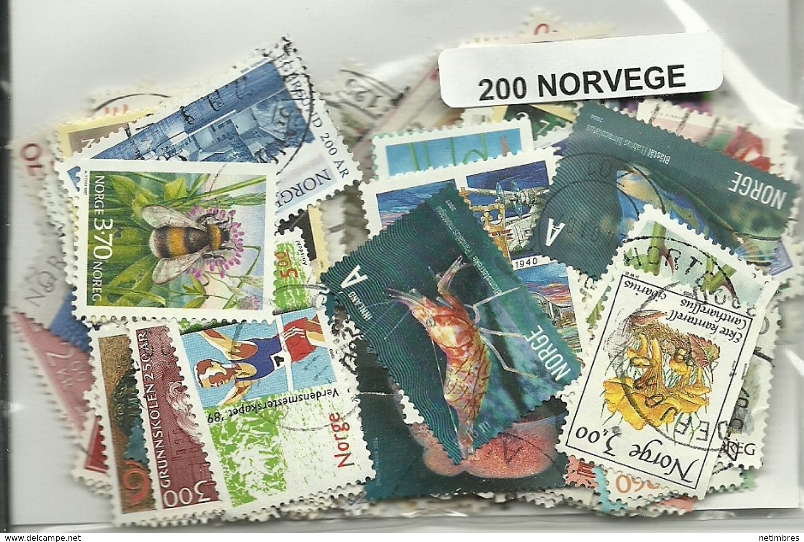 Lot 200 Timbres De Norvege - Autres & Non Classés