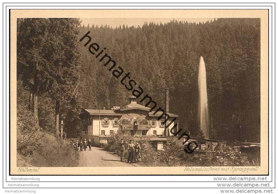 95119 Naila-Marxgrün - Höllental - Holzschleiferei Mit Springquell - Naila