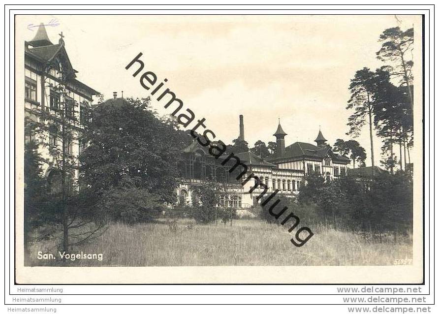 Gommern - Sanatorium Vogelsang - Foto-AK - Gommern