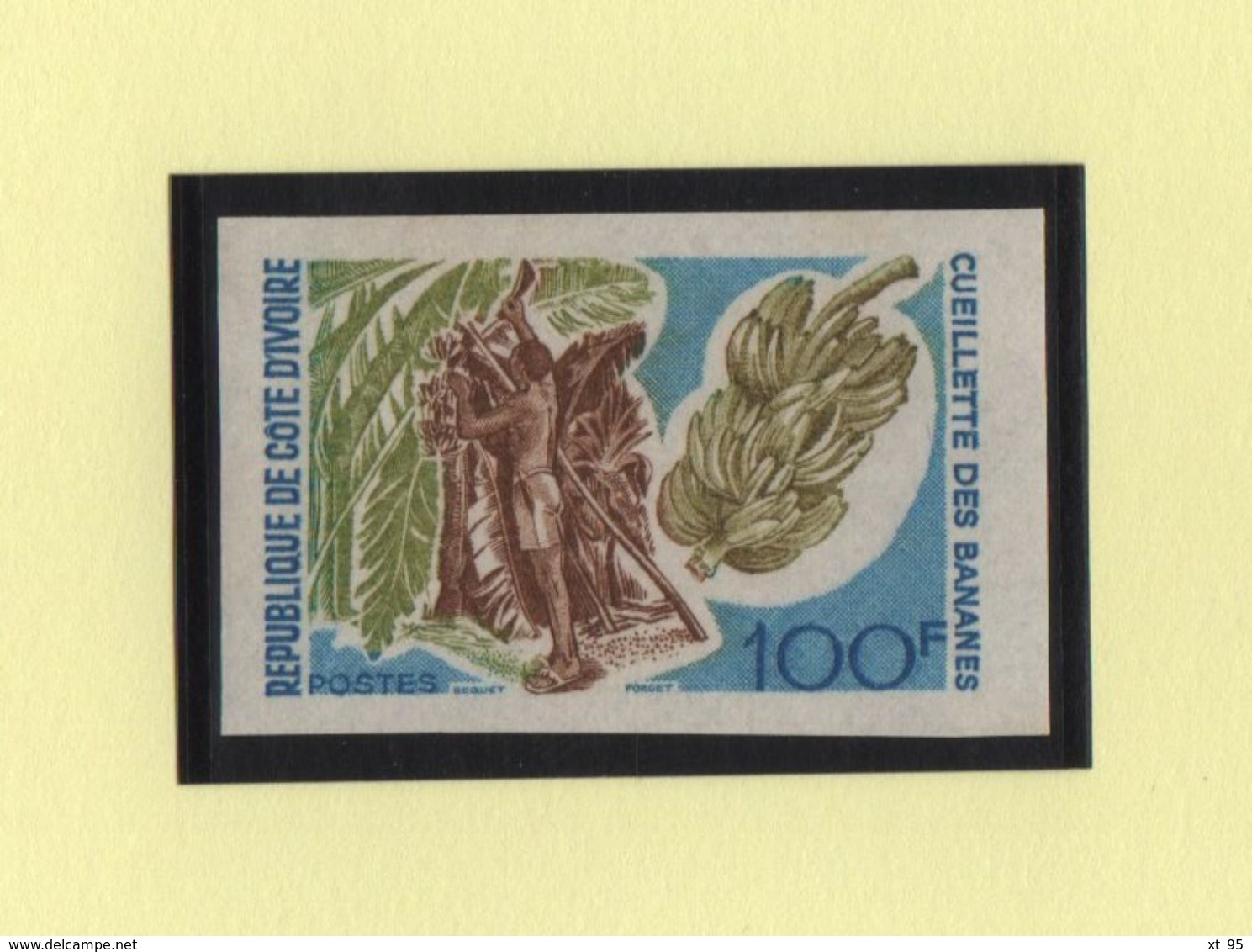 Cote D Ivoire - N°262 Non Dentele ** - Fruit - Cuieillette Des Bananes - Ivory Coast (1960-...)