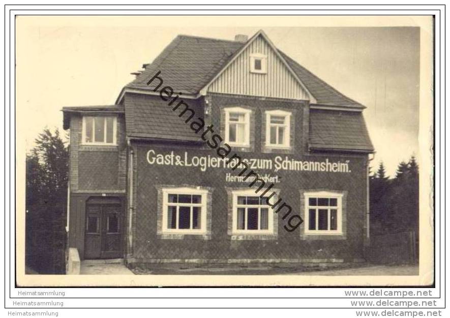 Masserberg - Gasthaus Zum Schimannsheim Hermann Rückert - Masserberg