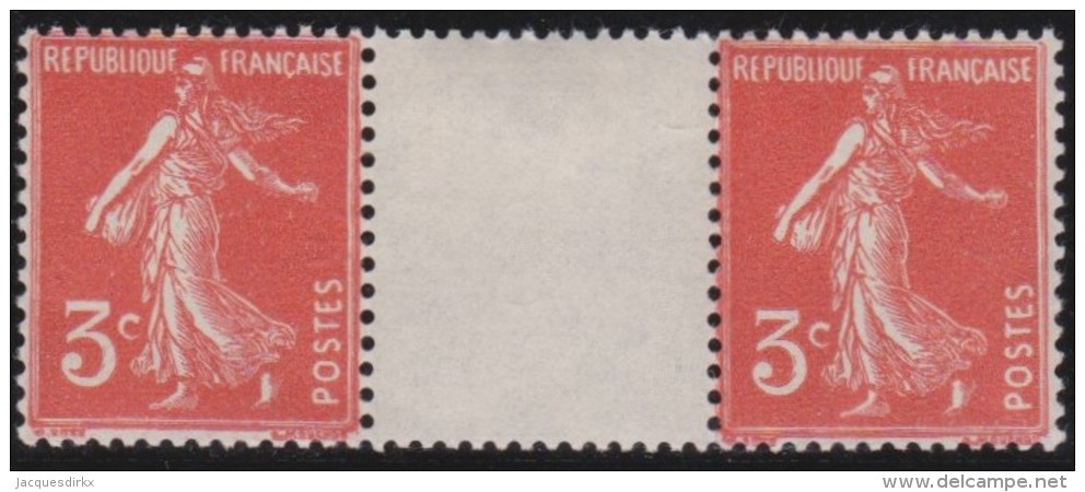 France   .  Yvert   .     Paire        .    *      .   Neuf Avec  Charniere   .   /   .  Mint-hinged - Unused Stamps
