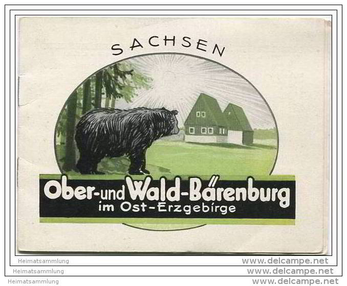 Ober- Und Wald- Bärenburg Im Ost-Erzgebirge 30er Jahre - 7 Seiten Mit 11 Abbildungen - Saxe