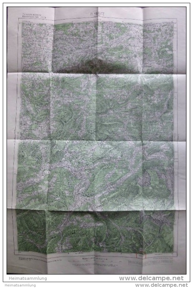 71 Ybbsitz 1949 - Provisorische Ausgabe Der Österreichischen Karte 1:50.000 - Herausgegeben Vom Bundesamt Für Eich- U. V - Maps Of The World