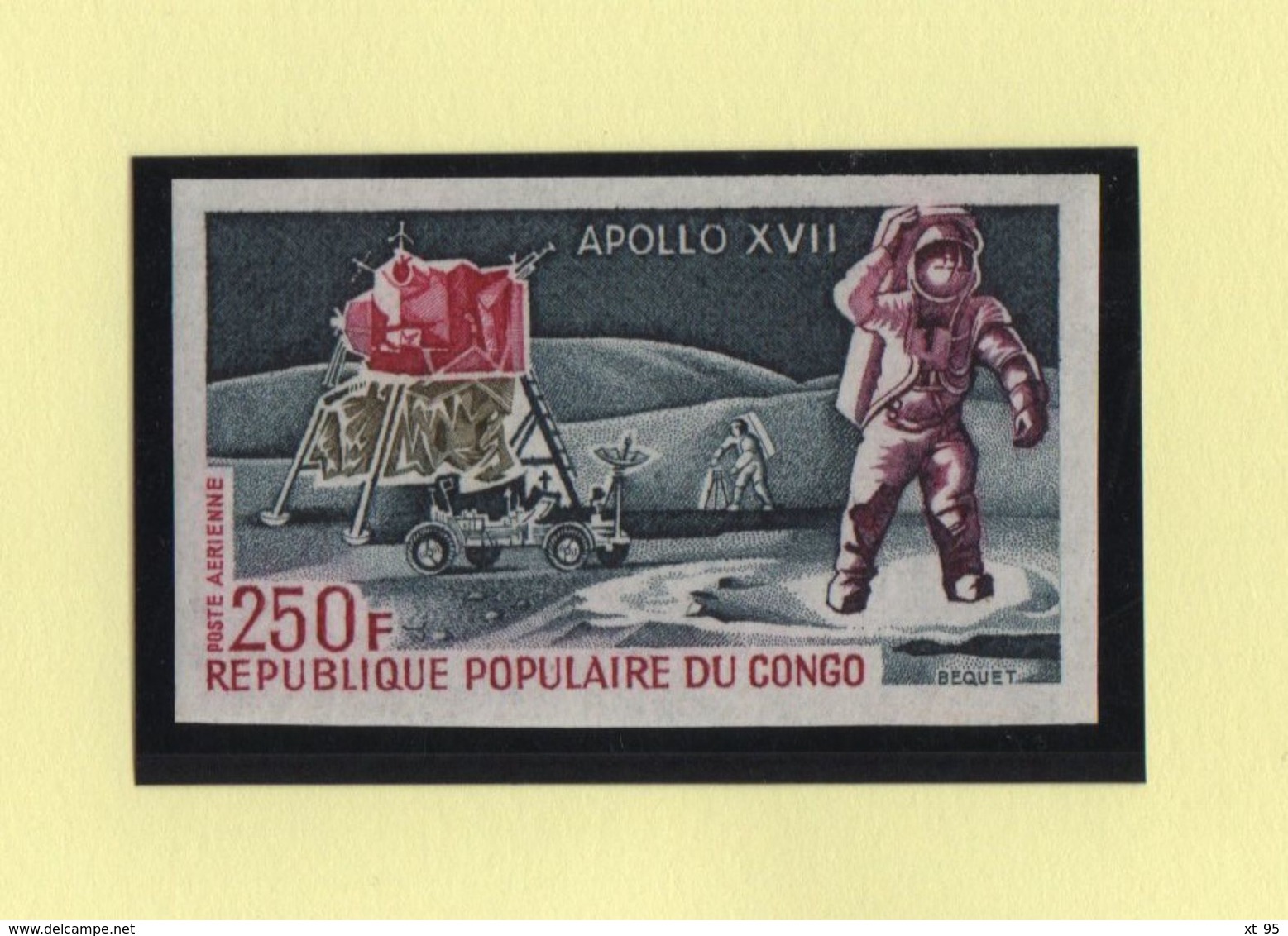 Congo - PA N°157 Non Dentele ** - Apollo XVII - Neufs