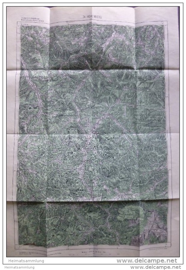 74 Hohenberg 1946 - Provisorische Ausgabe Der Österreichischen Karte 1:50.000 - Herausgegeben Vom Bundesamt Für Eich- U. - Maps Of The World