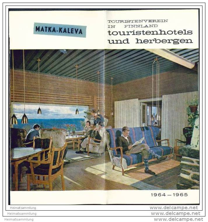 Finnland - Hotels Und Herbergen 1964 - 16 Seiten Mit 23 Abbildungen - Finland