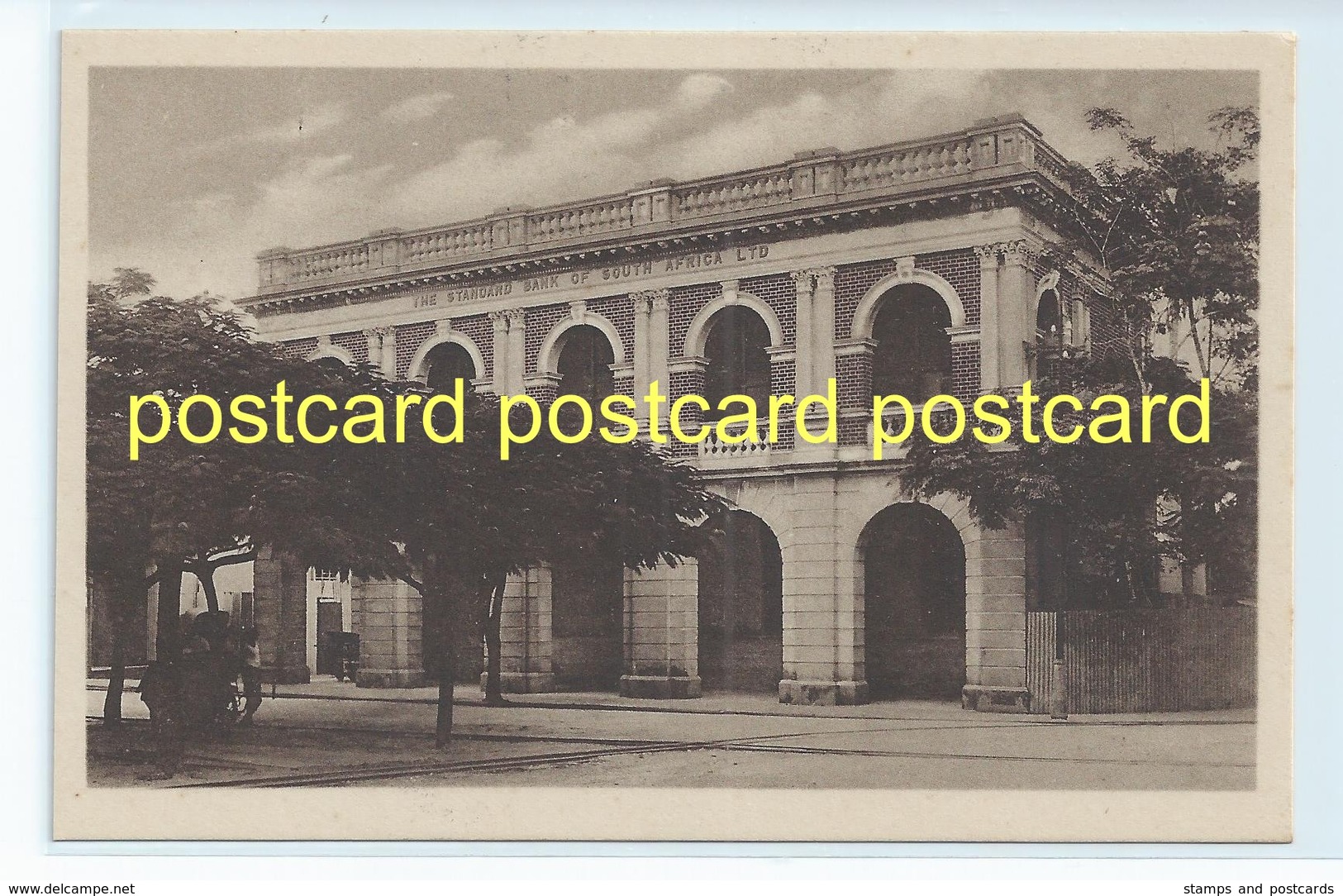 BEIRA - STANDARD BANK , MOZAMBIQUE. OLD POSTCARD C.1920 #81. - Mozambique