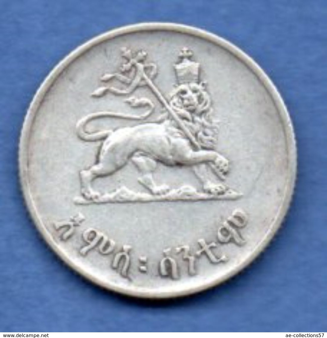 Ethiopie  -  50 Cents 1936 --  Km # 37  - état  TTB - Etiopía