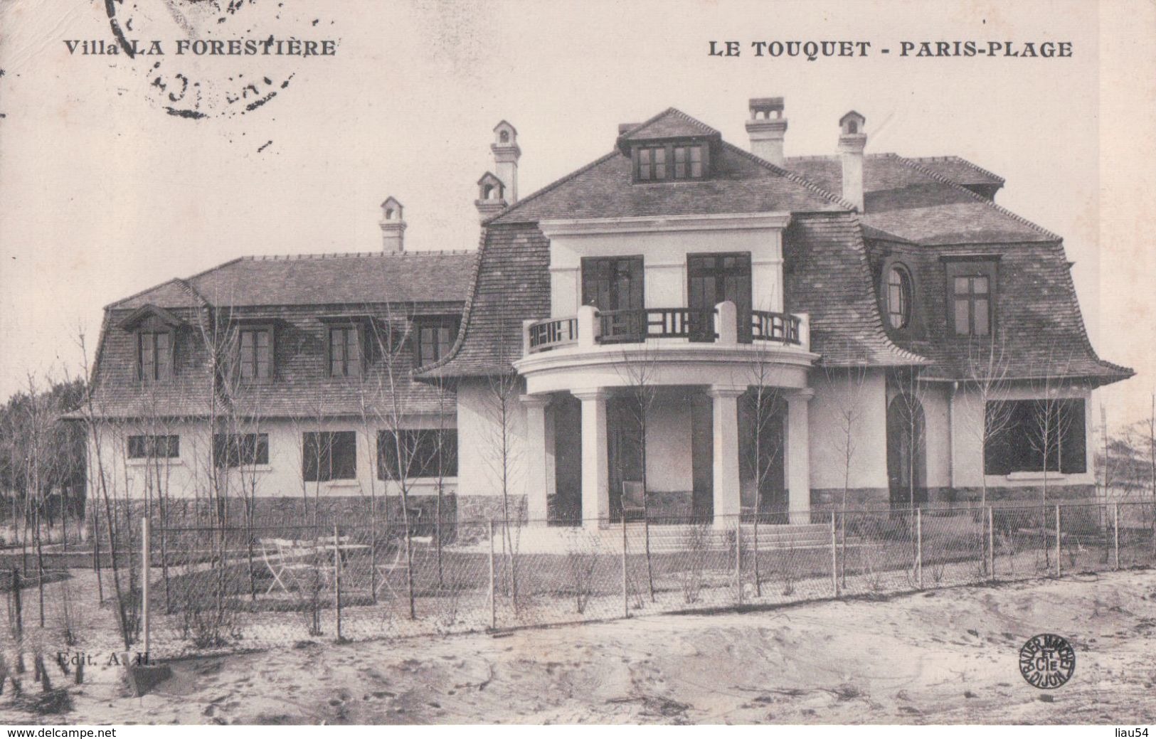 LE TOUQUET PARIS-PLAGE Villa LA FORESTIERE (1914) - Le Touquet