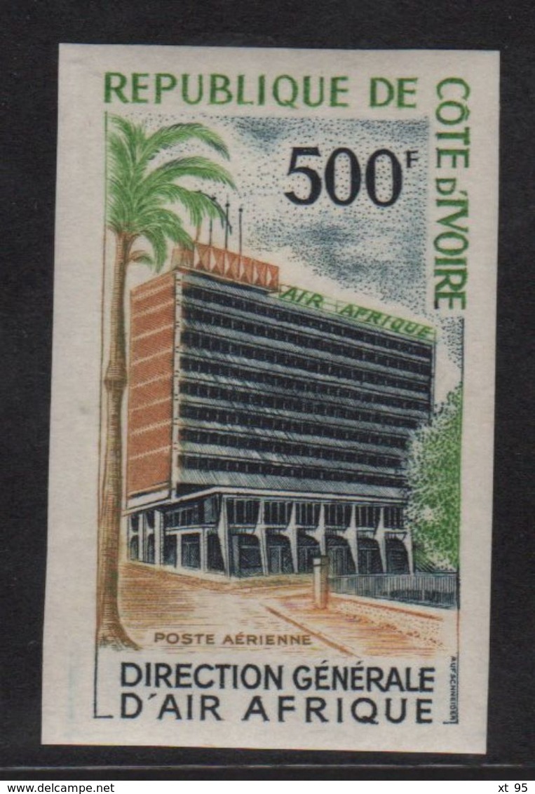 Cote D Ivoire - PA N°37 Non Dentele ** - Direction Air Afrique - Côte D'Ivoire (1960-...)