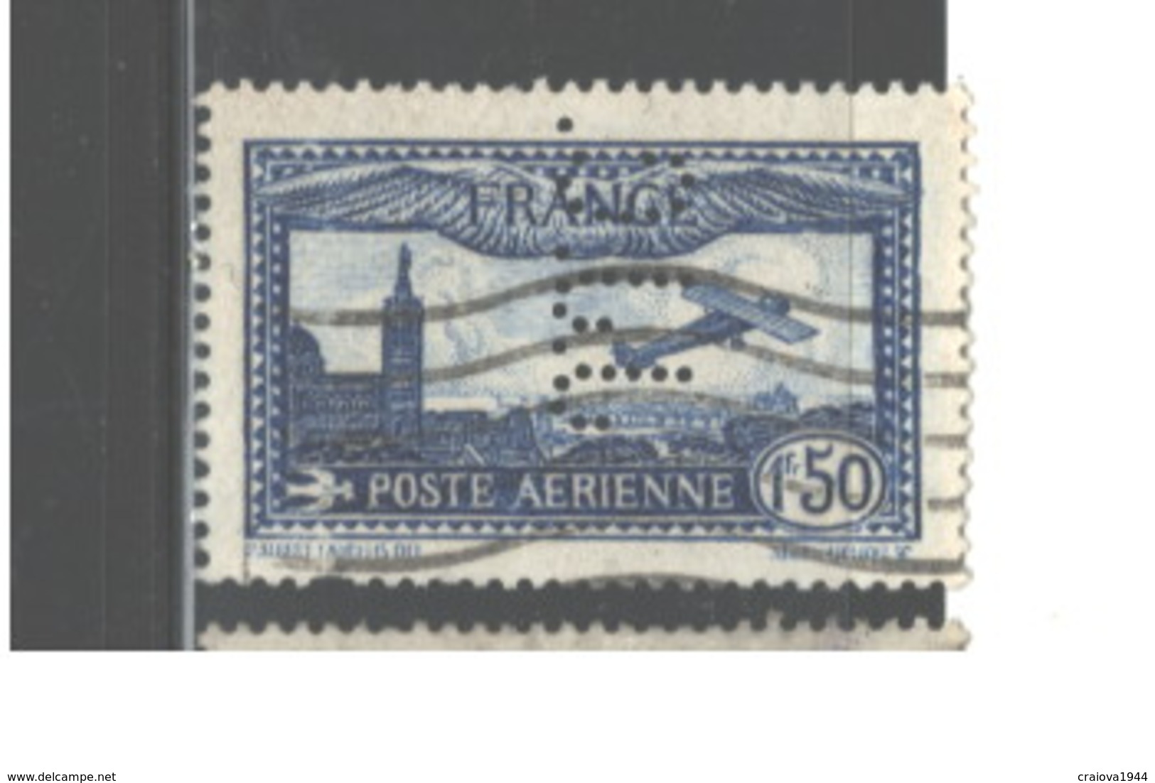 FRANCE  PERFIN."j.J.C." 1930 - 1931 #C6a USED  $21.00 - Autres & Non Classés