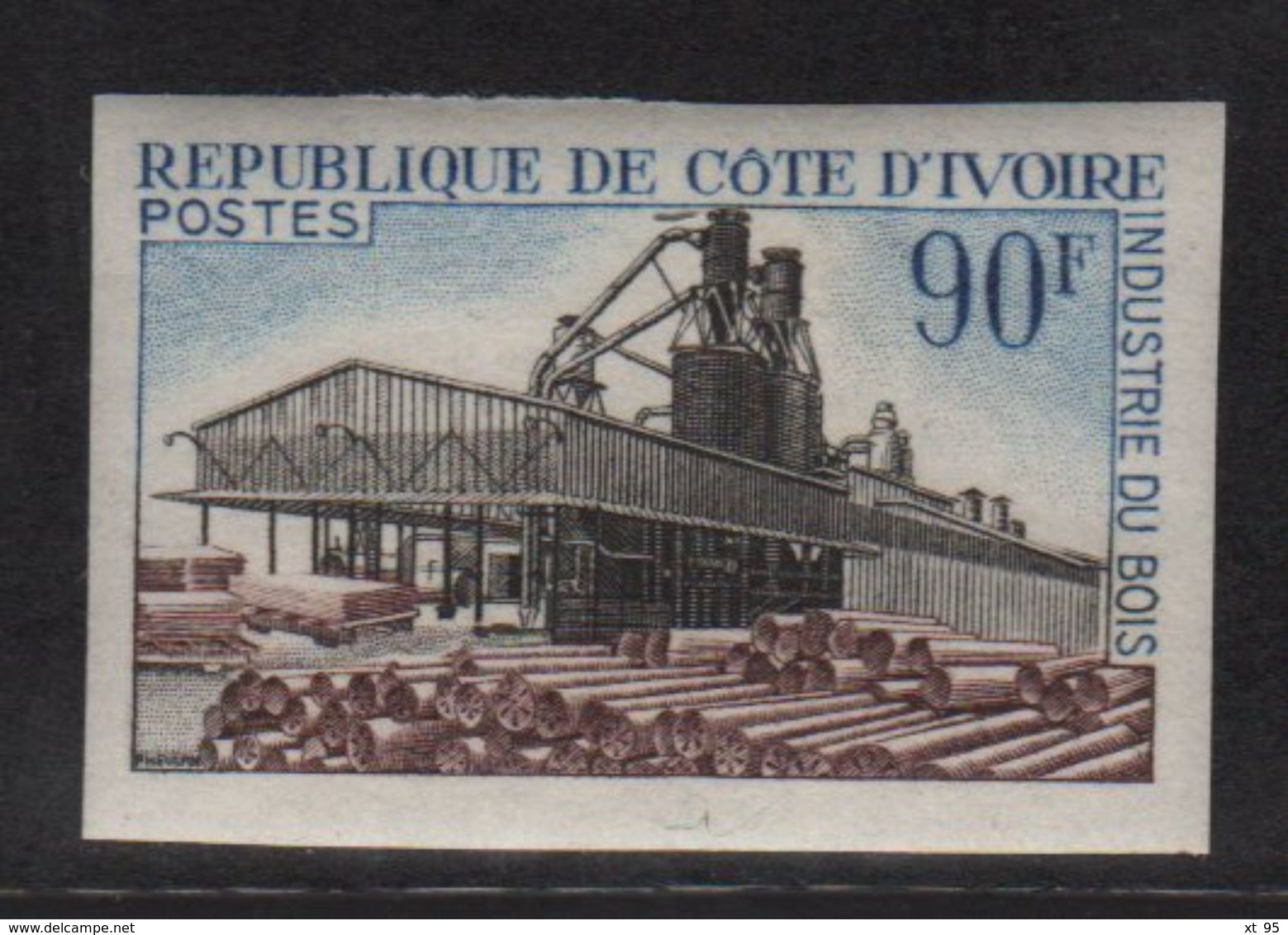 Cote D Ivoire - N°276 Non Dentele ** - Industrie Du Bois - Ivoorkust (1960-...)