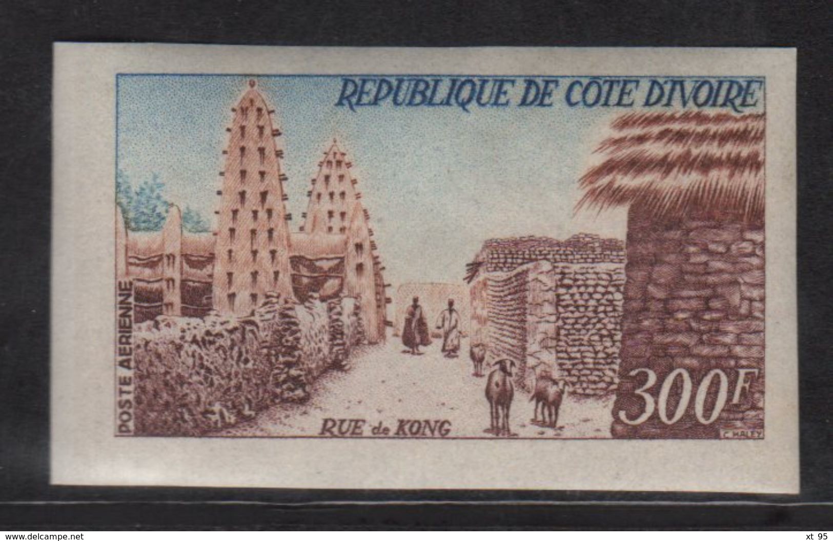 Cote D Ivoire - PA N°35 Non Dentele ** - Rue De Kong - Costa De Marfil (1960-...)