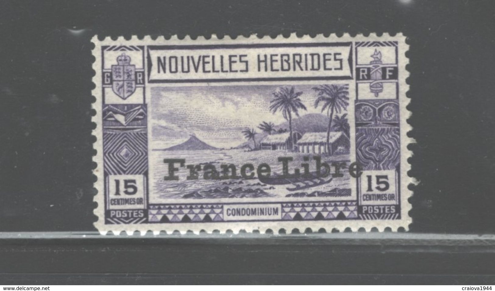NOUVELLES HEBRIDES 1941 "FRANCE LIBRE" #67 + #69 V.V. L. HINGE MARK;I CAN SELL THEM INDIVIDUALLY. - Unused Stamps