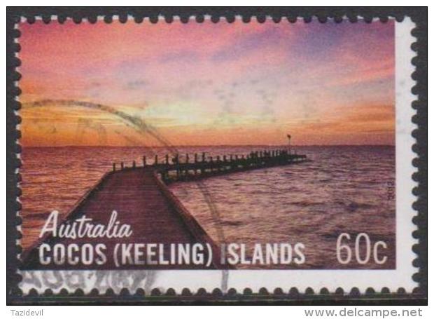 COCOS (KEELING) ISLANDS - USED 2012 60c Skies Of Cocos - Old West Island Jetty - Cocos (Keeling) Islands