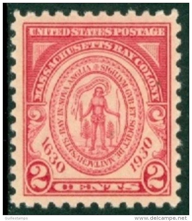 UNITED STATES OF AMERICA 1930 MASSACHUSSETS BAY COLONY** (MNH) - Nuevos