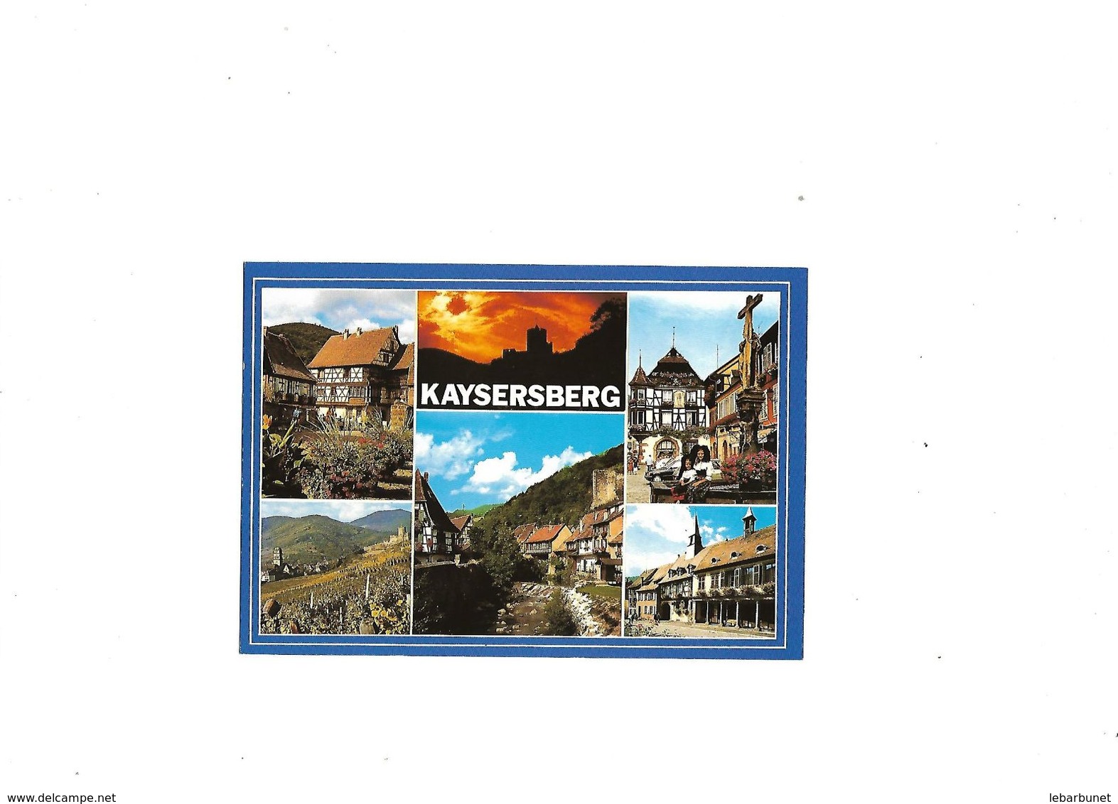 Carte Postale Kaiserberg (68) Multi-vues - Kaysersberg