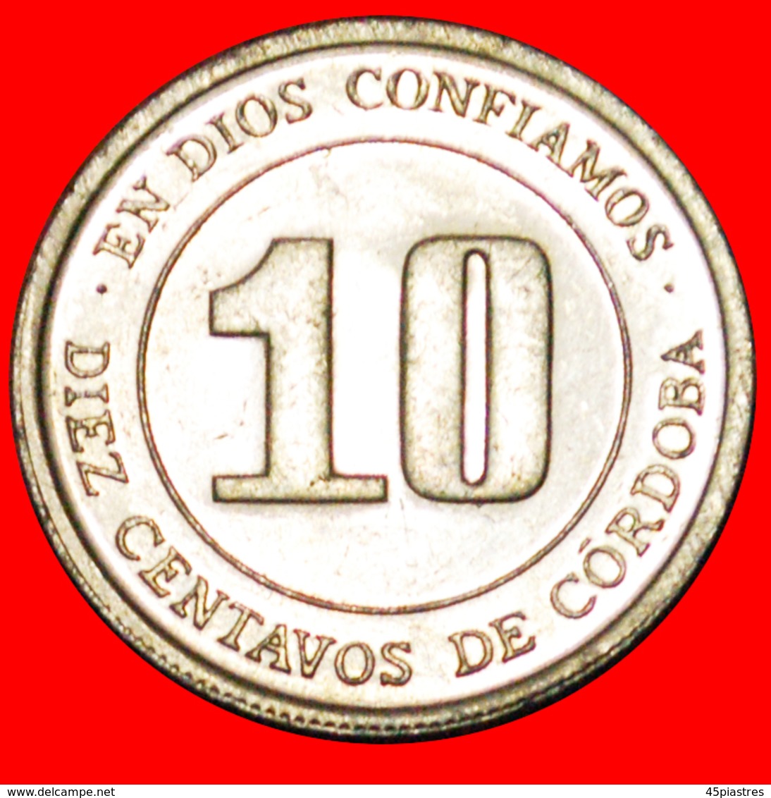 # FAO: NICARAGUA ★ 10 CENTAVOS 1974 MINT LUSTER! LOW START ★ NO RESERVE! - Nicaragua