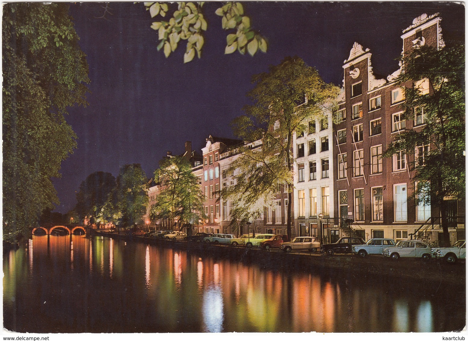 Amsterdam: 2x CITROËN AMI & 2CV, FIAT 600, 1300, 1500 & 500, SIMCA 1000, RENAULT DAUPHINE - Herengracht - Toerisme