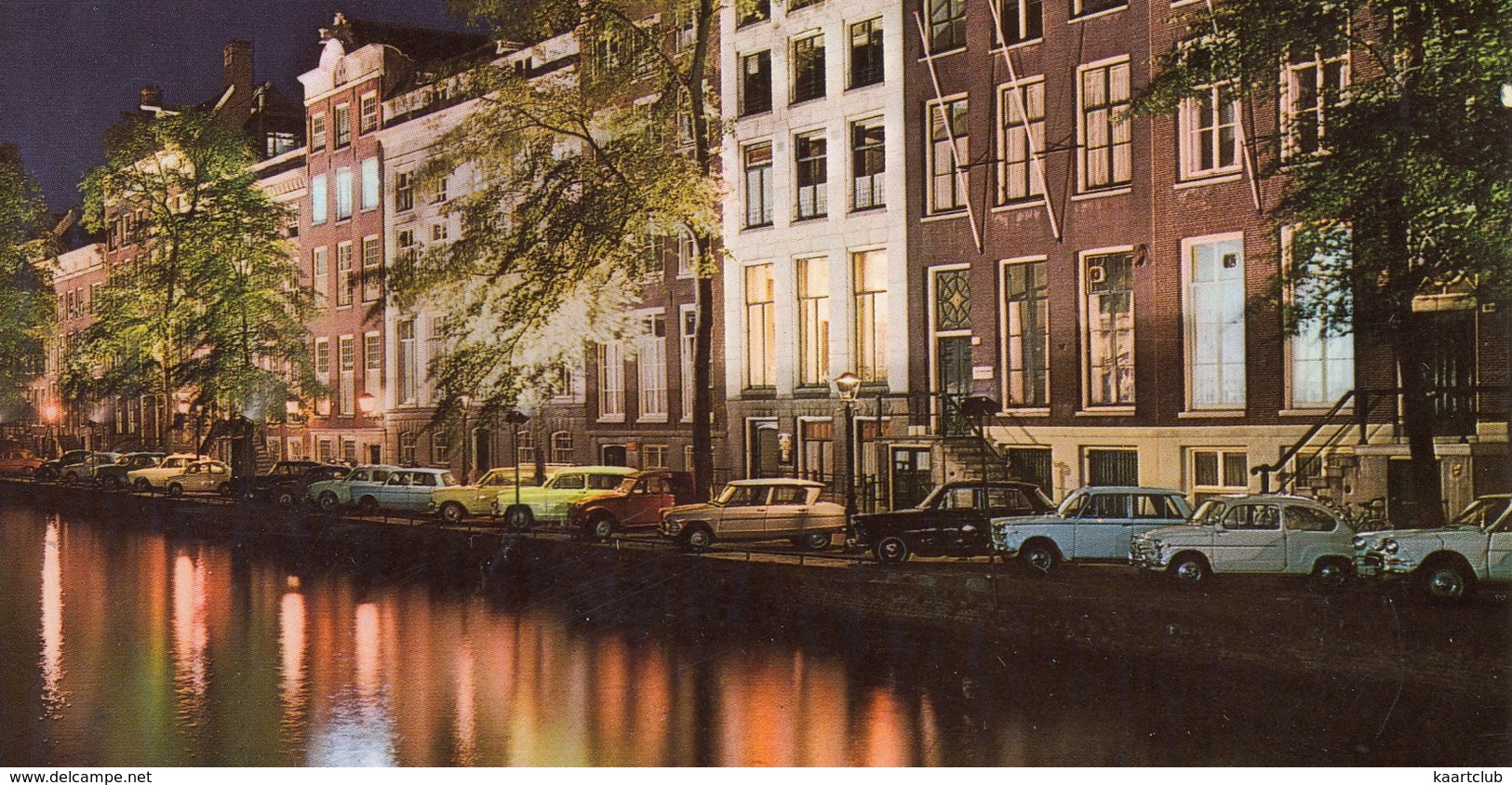 Amsterdam: 2x CITROËN AMI & 2CV, FIAT 600, 1300, 1500 & 500, SIMCA 1000, RENAULT DAUPHINE - Herengracht - Toerisme