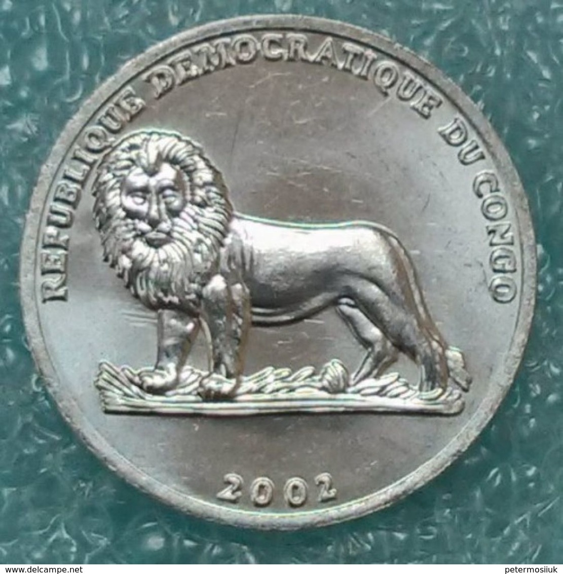 Congo - DRC 25 Centimes, 2002 Animal - Weasel ↓price↓ - Congo (République Démocratique 1998)