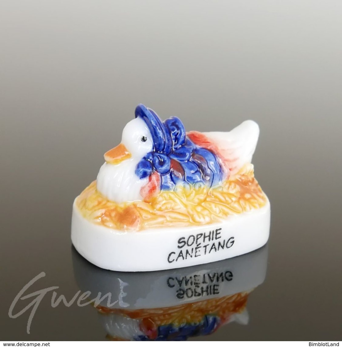 Feve Beatrix Potter Prototype Sophie Canétang Miniature Porcelaine Brillante - Dessins Animés