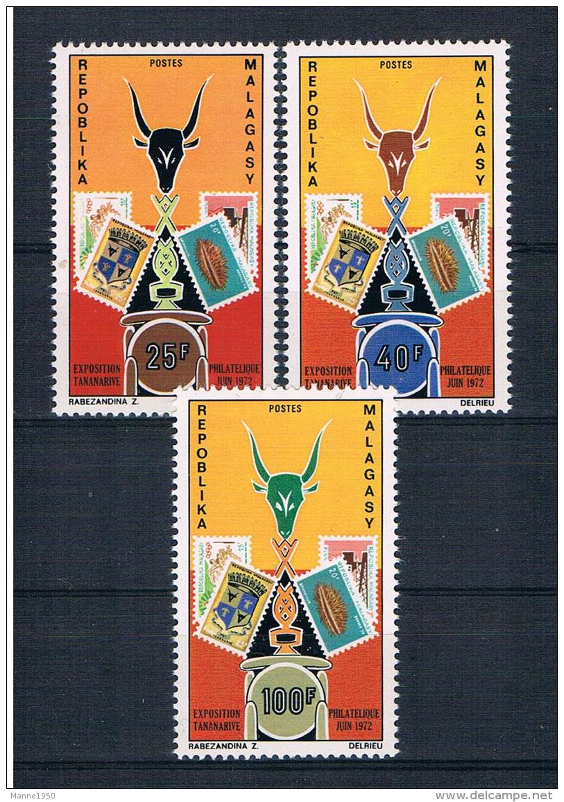Madagaskar 1972 Briefmarken Mi.Nr. 653/55 Kpl. Satz ** - Madagaskar (1960-...)