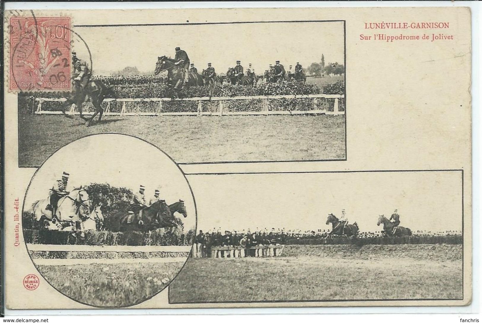 Lunéville-Garnison-Sur L'Hippodrome De Jolivet - Luneville