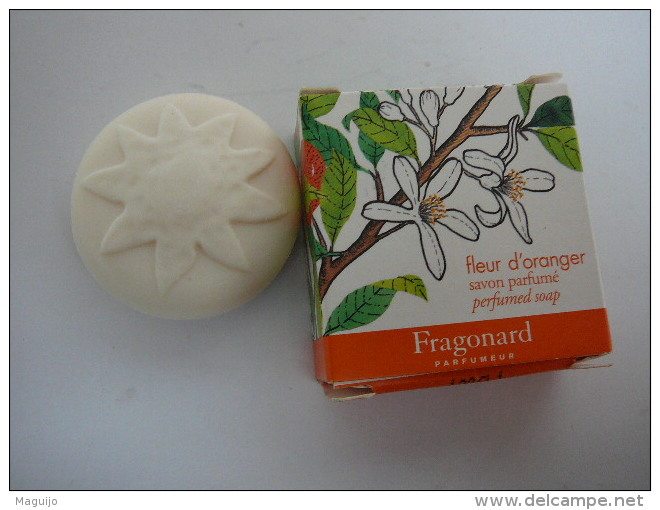 FRAGONARD" FLEUR D'ORANGER" MINI SAVON  20gr LIRE ET VOIR ! - Miniatures Femmes (sans Boite)