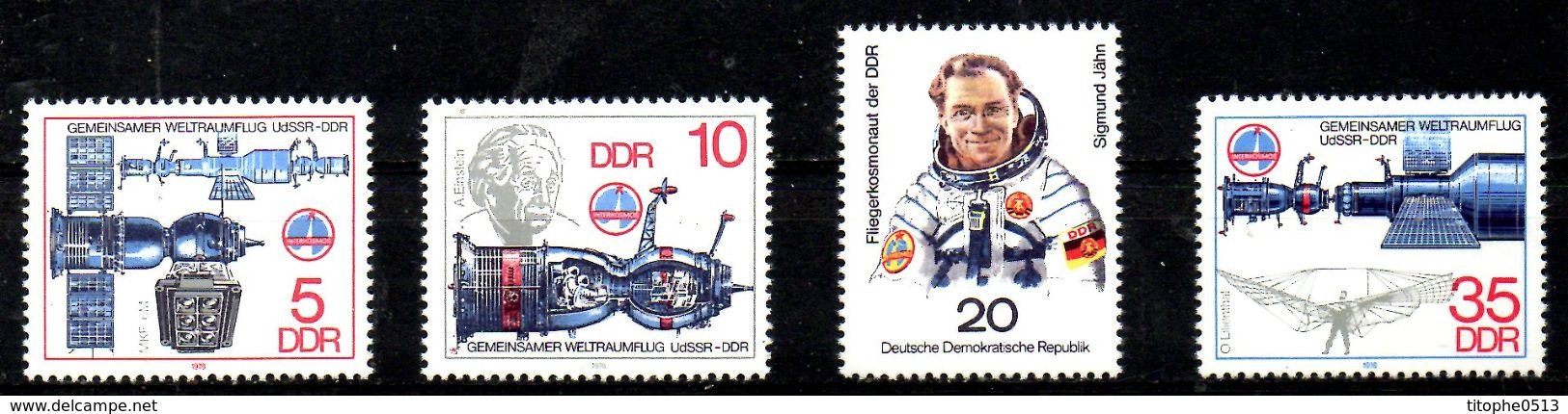 RDA. N°2028-31 De 1978. Soyouz 31/Einstein. - Europe