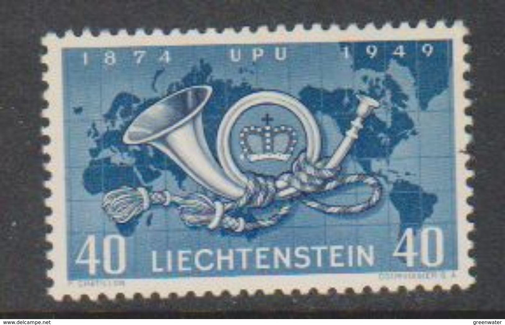 Liechtenstein 1949 UPU 1v ** Mnh (39550P) - Ongebruikt