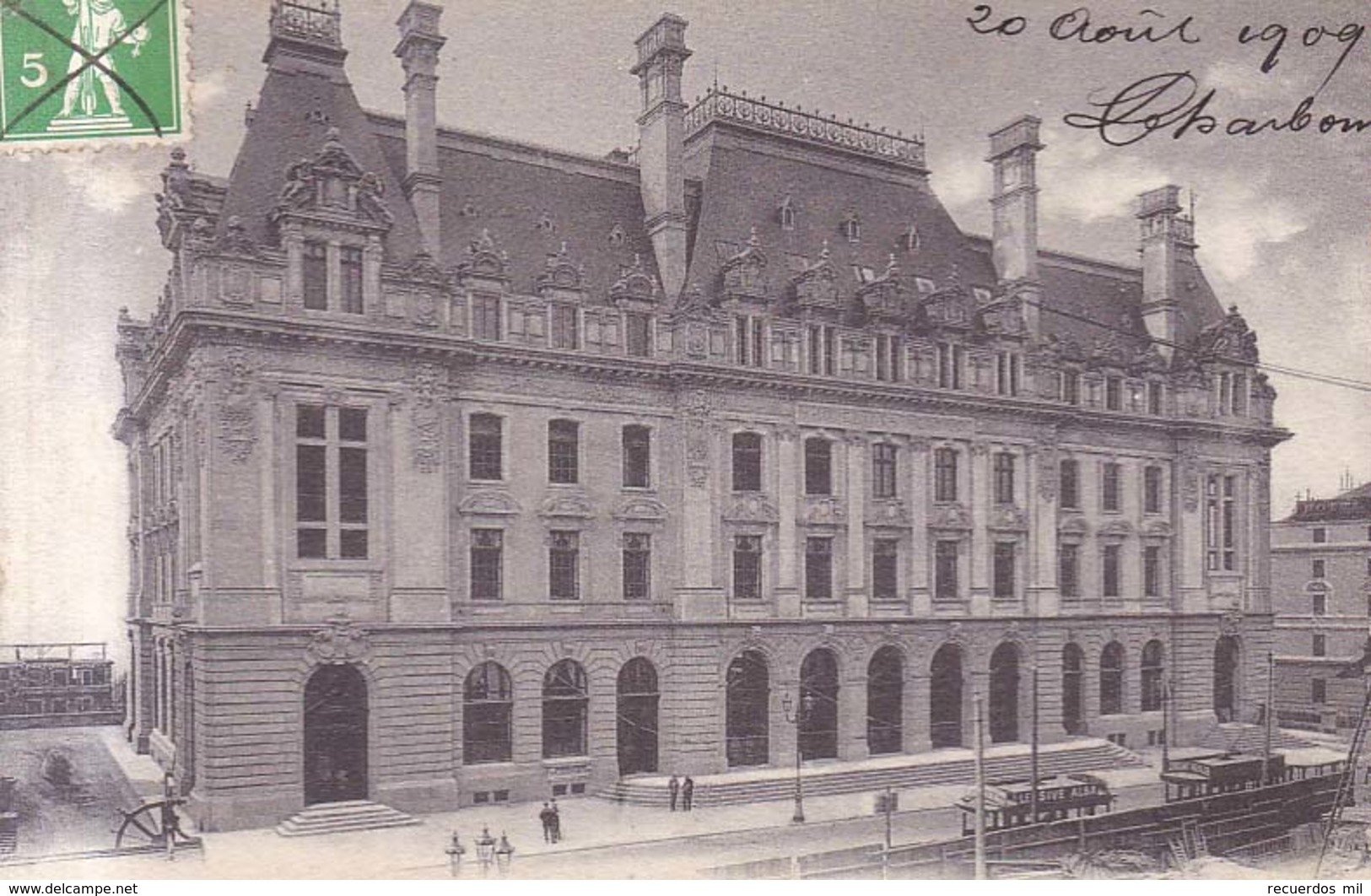 Lausanne Hotel Des Postes  1909 - Lausanne