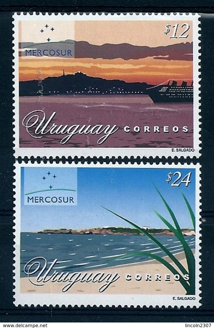 LSJP URUGUAY MERCOSUR BEACH BOAT 2002 MNH - Uruguay
