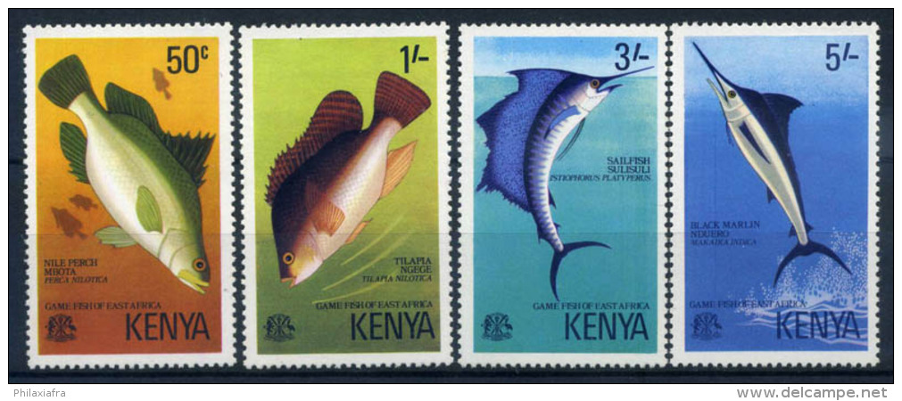 Kenya 1977 Mi. 66-69 Neuf ** 100% Poisson - Kenya (1963-...)