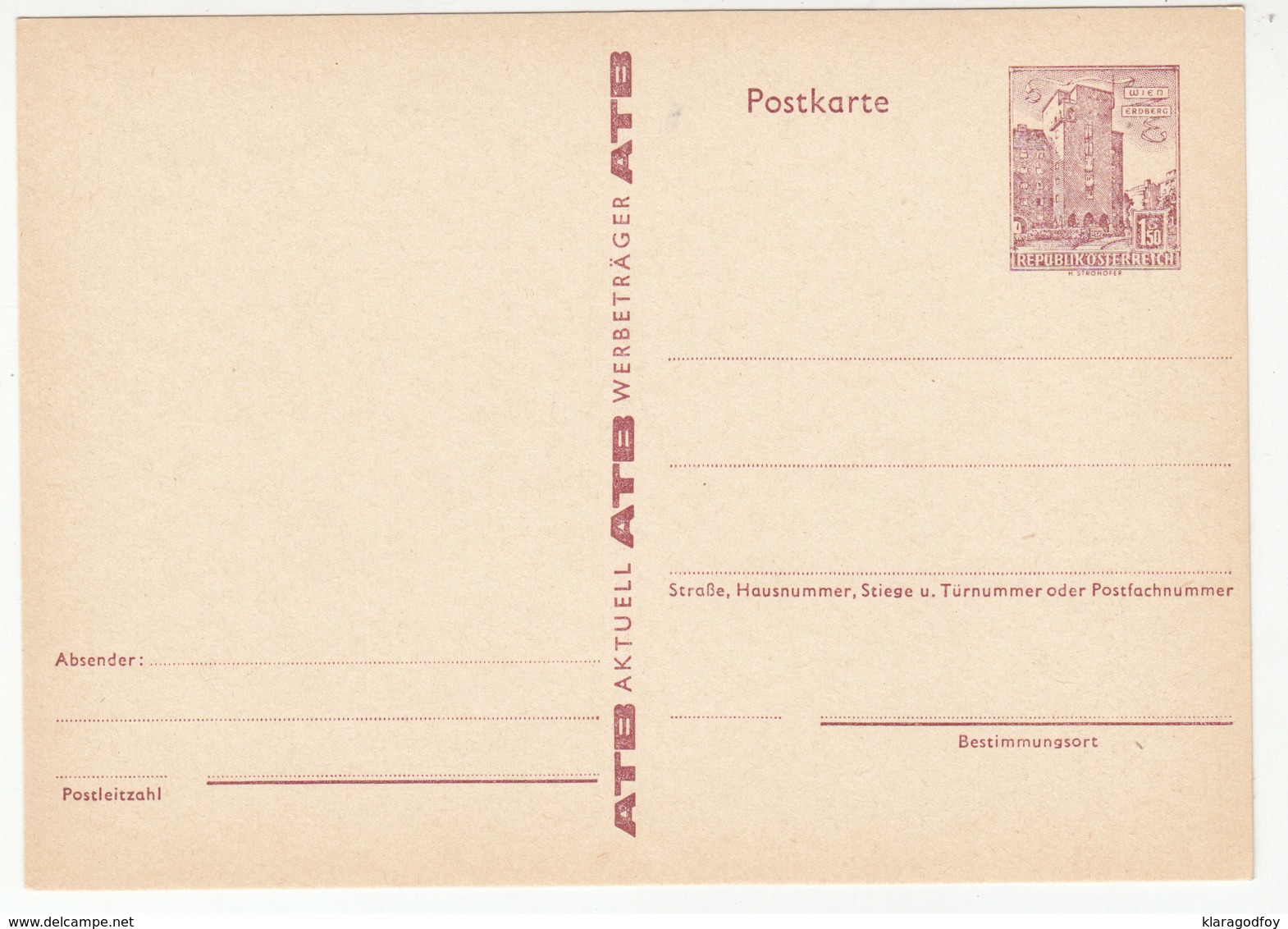 Austria, Postal Stationery Postkarte Unused B180720 - Altri & Non Classificati