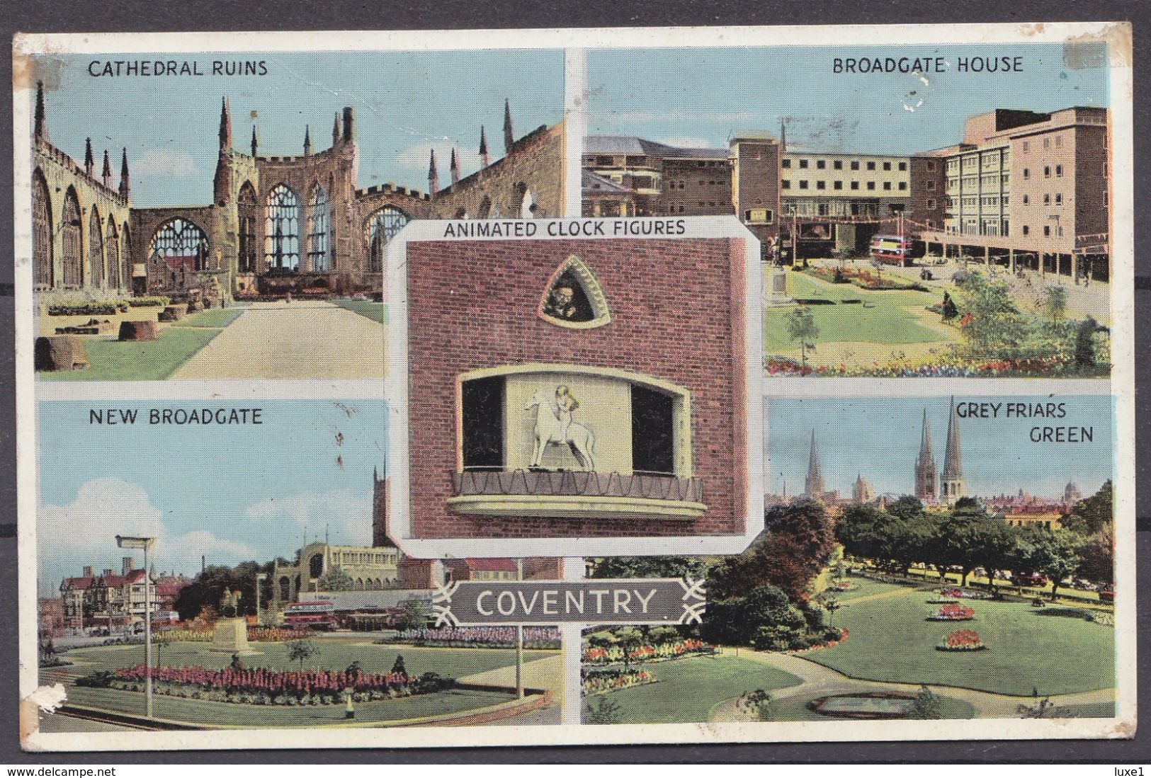 GREAT BRITAIN ,   COVENTRY  , OLD POSTCARD - Coventry