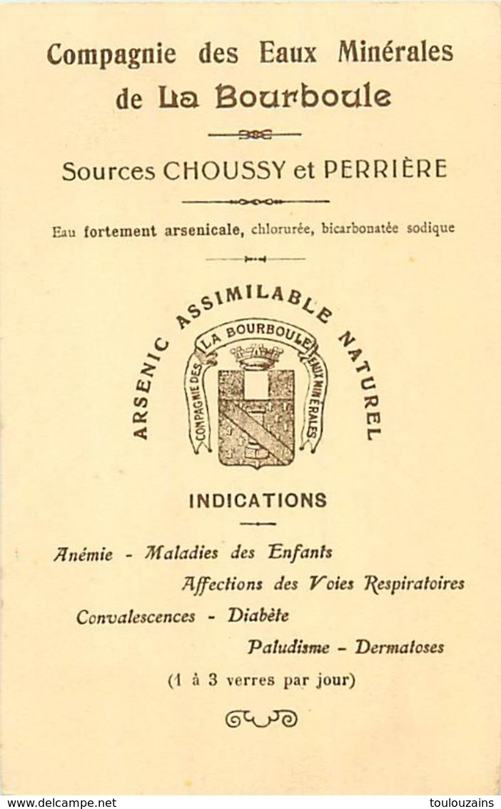 18-4652 : PROFESSEUR FACULTE MEDECINE DE PARIS.  COMPAGNIE DES EAUX DE LA BOURBOULE. POZZI. CHIRURGIEN. - Salute