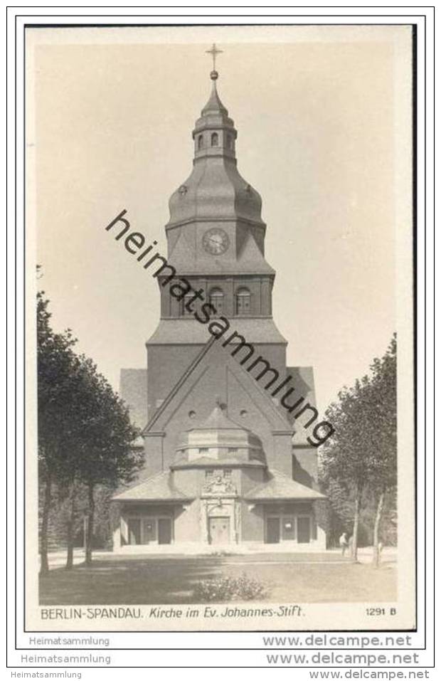 Berlin-Spandau - Kirche Im Ev. Johannes-Stift - Foto-AK 30er Jahre - Spandau