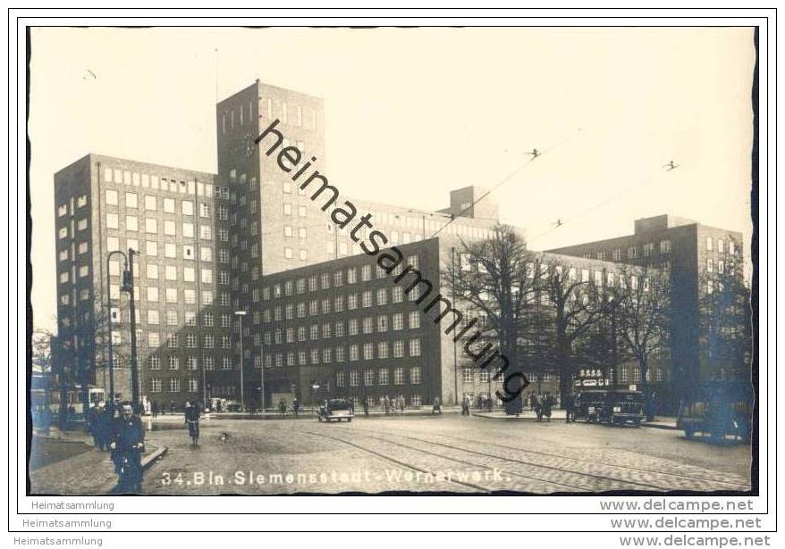 Berlin- Siemensstadt - Wernerwerk - Foto-AK 30er Jahre - Spandau