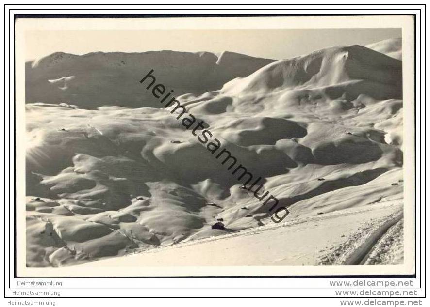 Parsenn - Fideris - Jenaz - Skihütte Heuberge - Foto-AK - Fideris