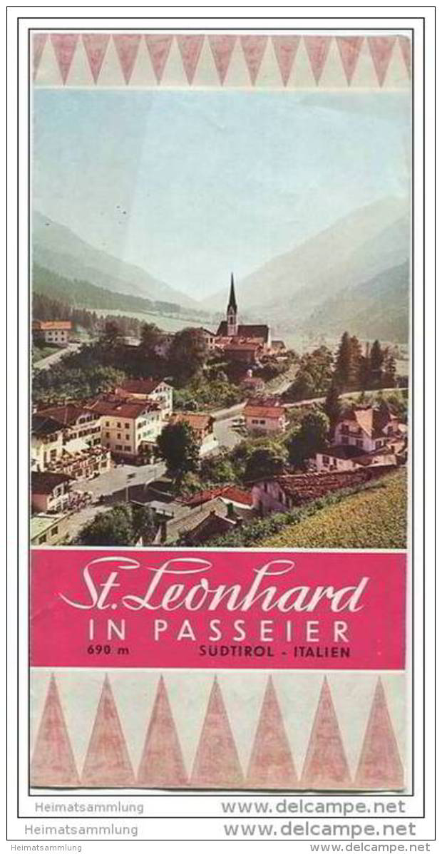 St. Leonhard In Passeier - Faltblatt Mit 7 Abbildungen - Italy