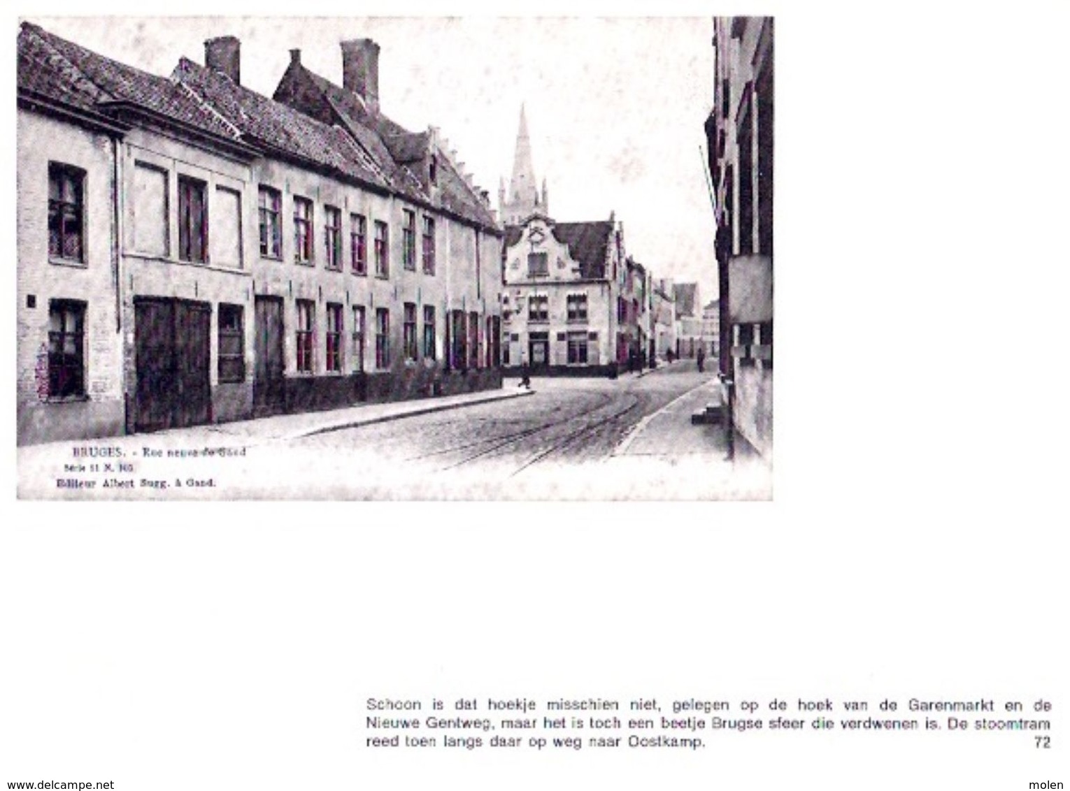 ZO WAS BRUGGE IN 124 OUDE PRENTKAARTEN ©1973 PRACHTIG NASLAGWERK POSTKAARTEN Heemkunde Geschiedenis Antiquariaat Z713