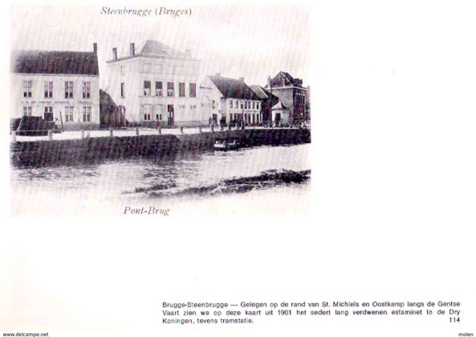 ZO WAS BRUGGE IN 124 OUDE PRENTKAARTEN ©1973 PRACHTIG NASLAGWERK POSTKAARTEN Heemkunde Geschiedenis Antiquariaat Z713