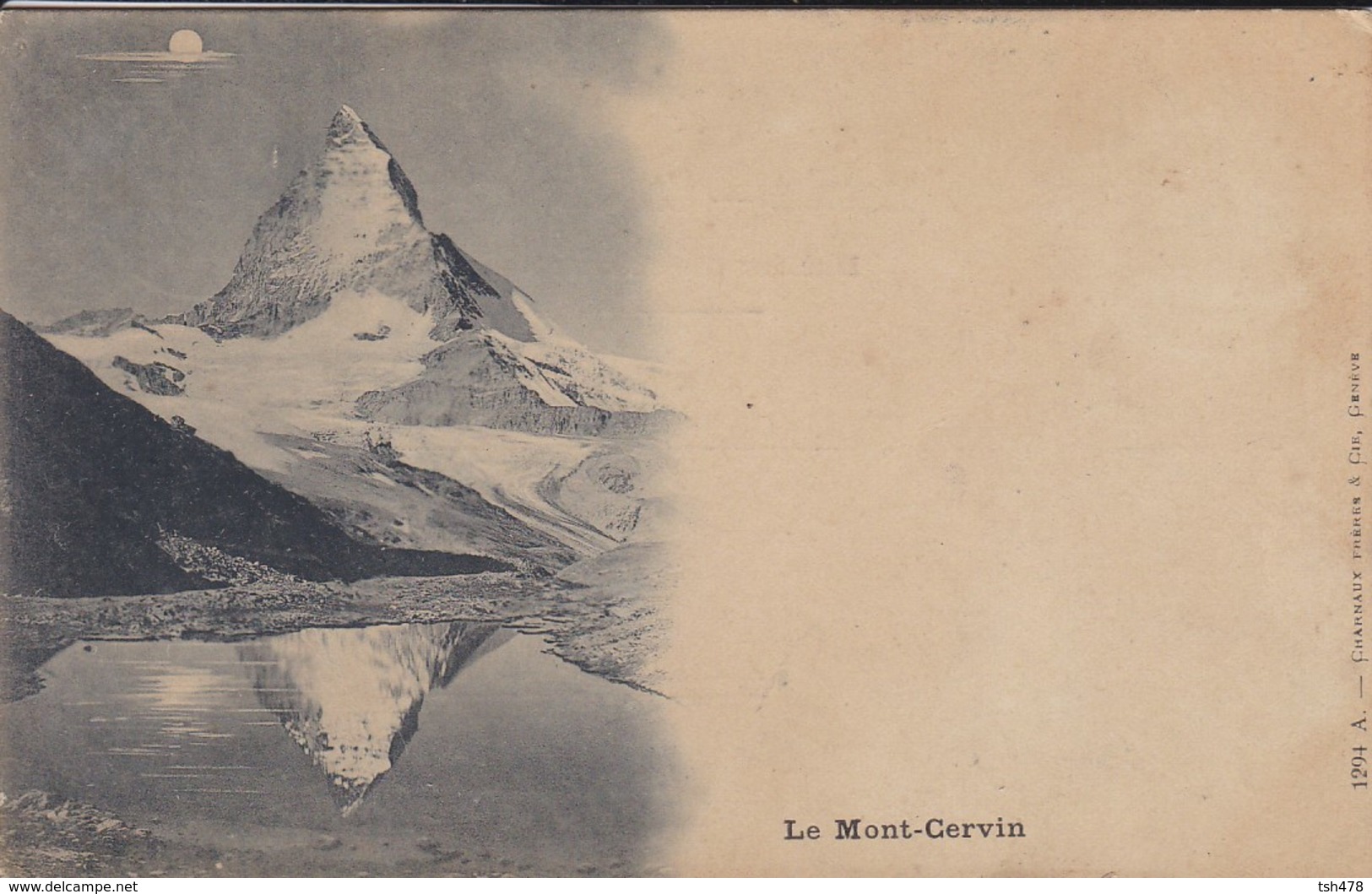 SUISSE----LE MONT-CERVIN---( Peu Courante )---voir 2 Scans - Autres & Non Classés