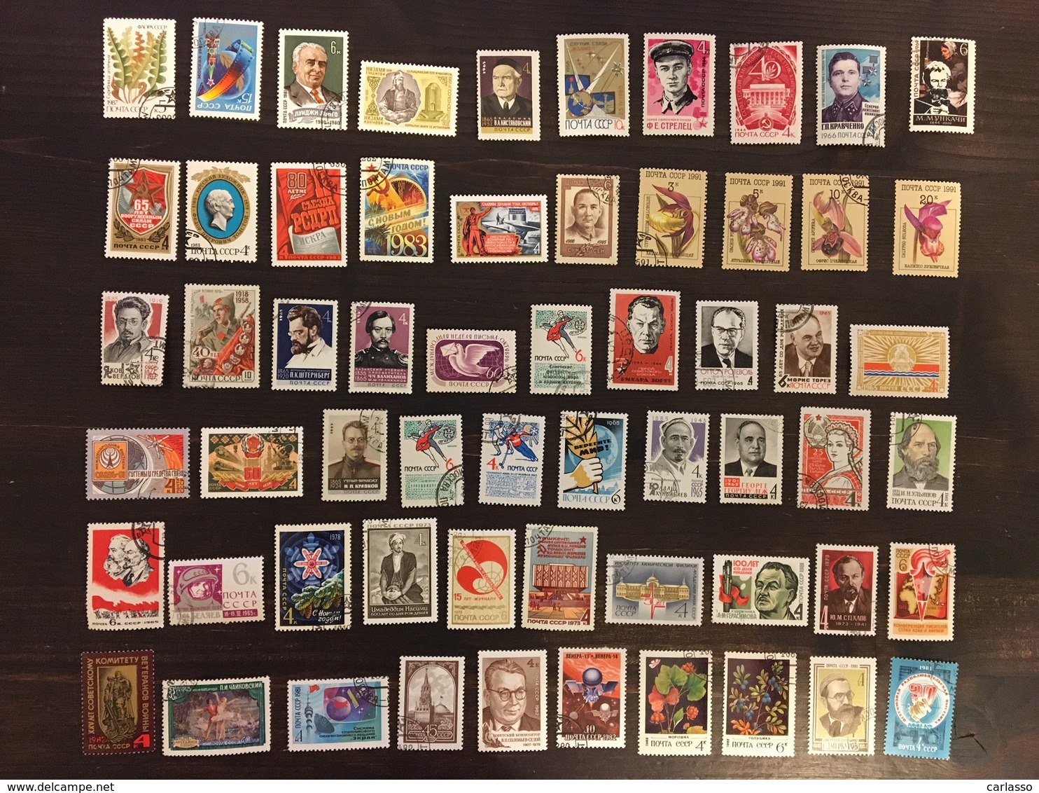 U.S.S.R. - 100 sets (449 stamps) + 850 other different stamps