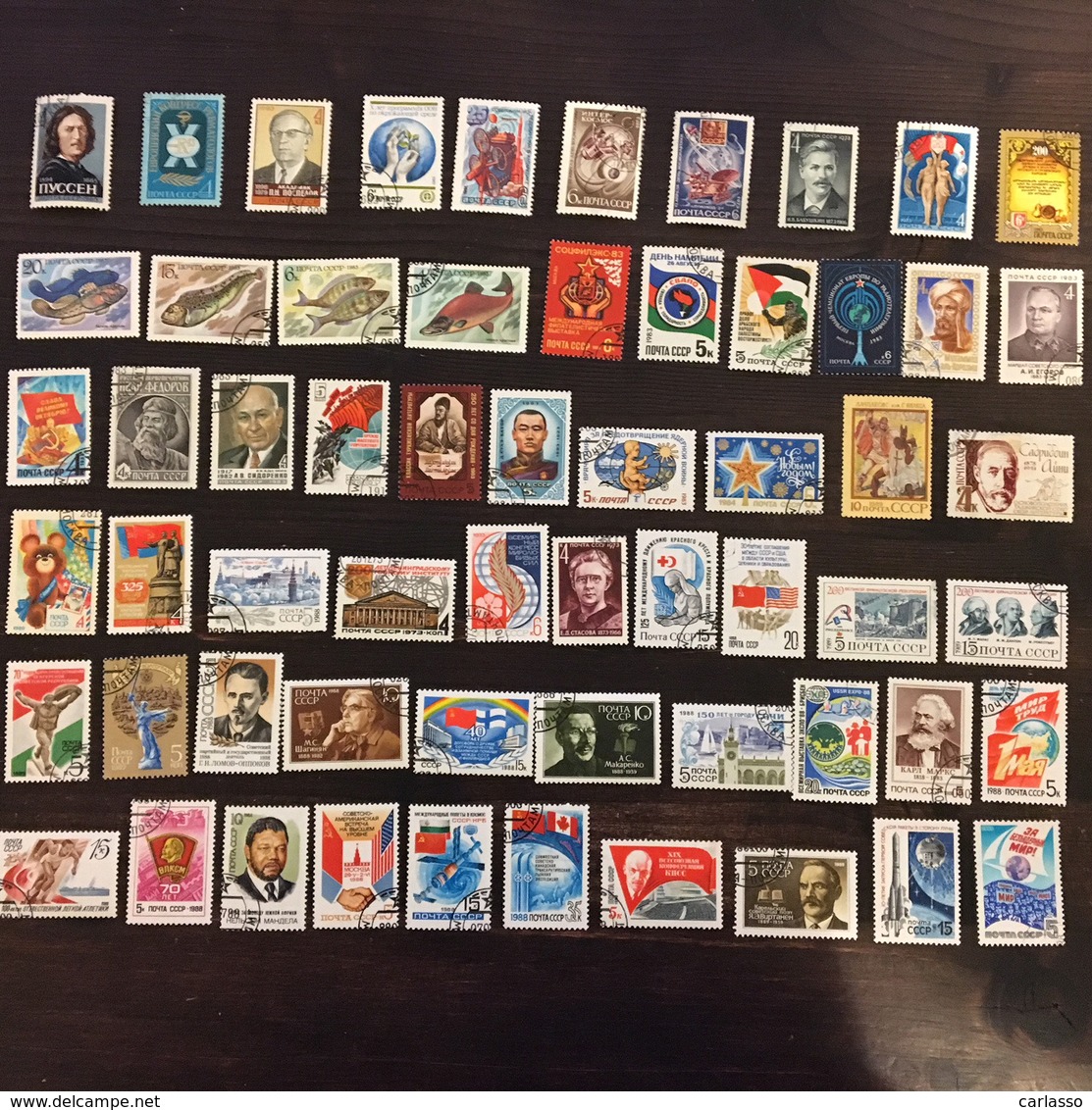 U.S.S.R. - 100 sets (449 stamps) + 850 other different stamps